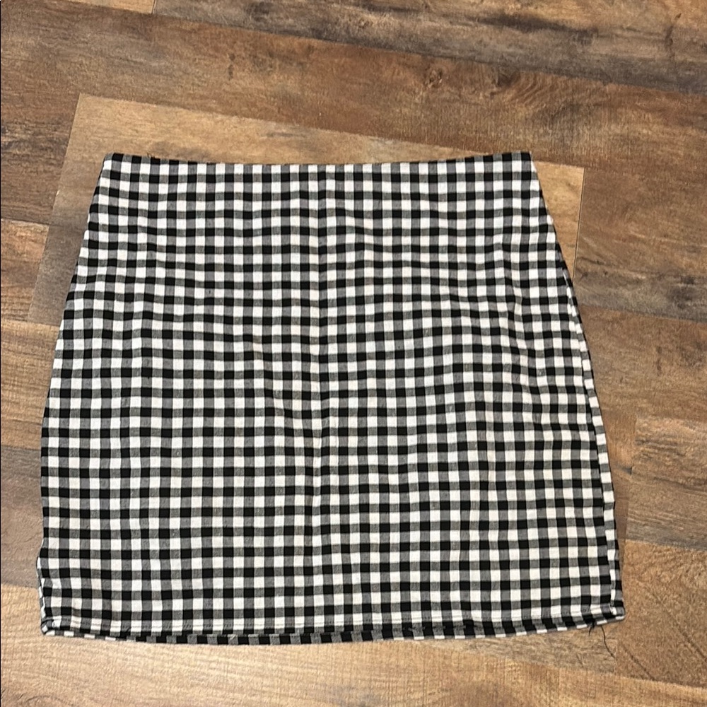 SHEIN Gingham Skirt